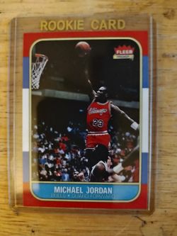 1986 Fleer Premier Micheal Jordan Rookie Card