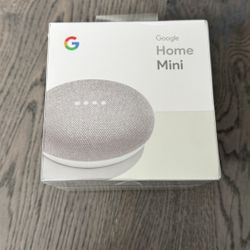 Google Home Mini (1st Gen) - Chalk - BRAND NEW / FACTORY SEALED