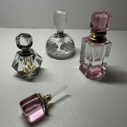 Crystal perfume bottle