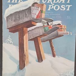  SATURDAY EVENING POST DECEMBER 27 1941 magazine CHRISTMAS - WWII era ~EX