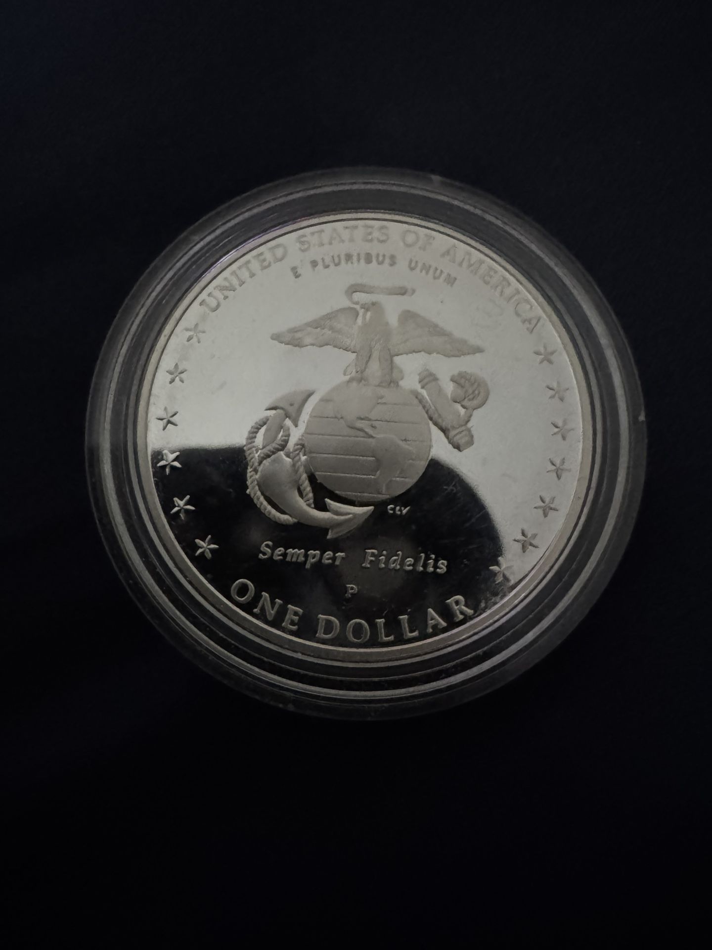 USA Marine Corps 230th Anniversary Silver Dollar