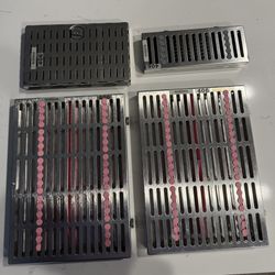 Dental Instrument Cassettes (4 Total)