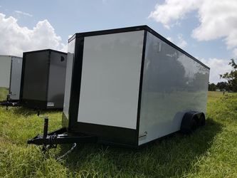 2027/2026 Quality Cargo 7x16 TA Enclosed Trailer Black Trim – New – 7,000 GVWR