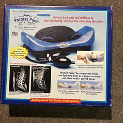 Posture Pump Disc Hydrator Back Model 2000 Relieve Low Back Pain Elliptical 