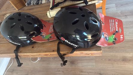 Razor multi sport helmets.