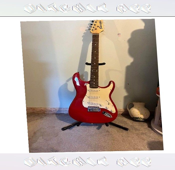 he whose Electric Guitar Make Noise with Premium Audio Quality