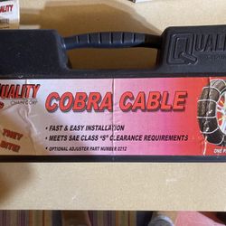 Cobra snow cables