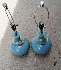 Lamps but no shades