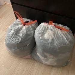 2 Bags Good Clean Condition Mixed Clothes Adults /Kids No Select No Dig No Pick No Choose.Both 15$