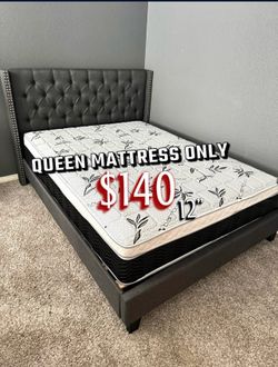 New Queen mattress only $140