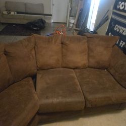 Free Brown couch and TV pick up now