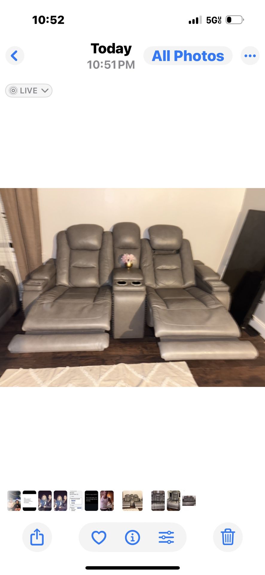Loveseat, Couch And Or Recliner