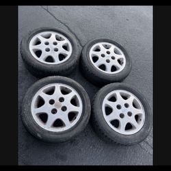 4 — 195/55r15 4x4.5 4x114.3 Stock Nissan Sentra Honda Accord Wheels Rims Tires!!!!!!!!!!!!!