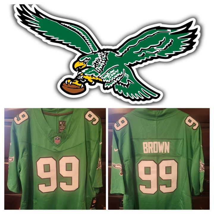 Nike Philadelphia Eagles Jerome Brown Jersey XL