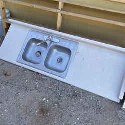 Sink And Faucet Stainless Steel 