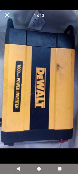DeWalt 1000 watt power converter