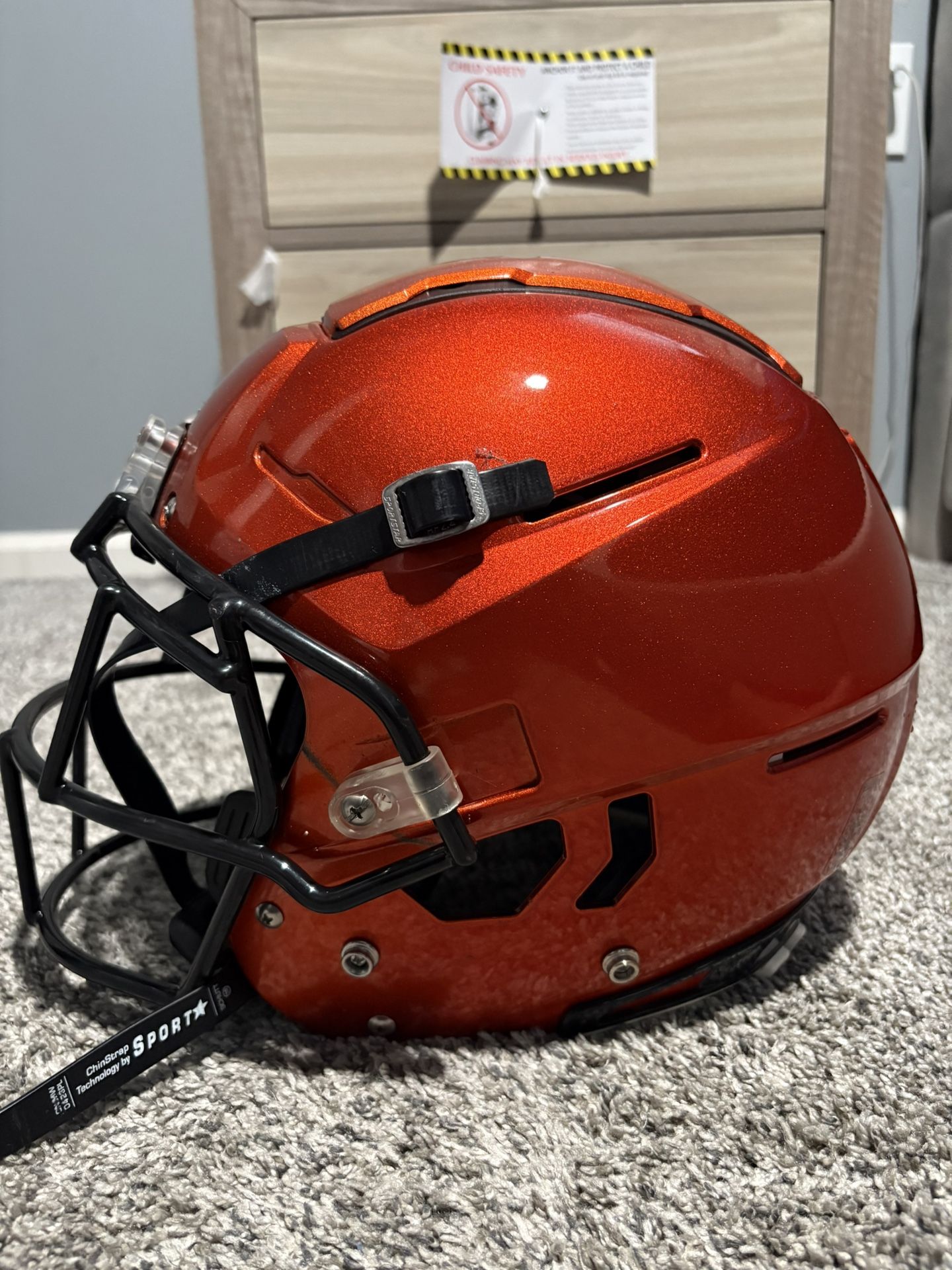 Schutt F7 VTD 2.0 Football Helmet  Adult Large, Orange