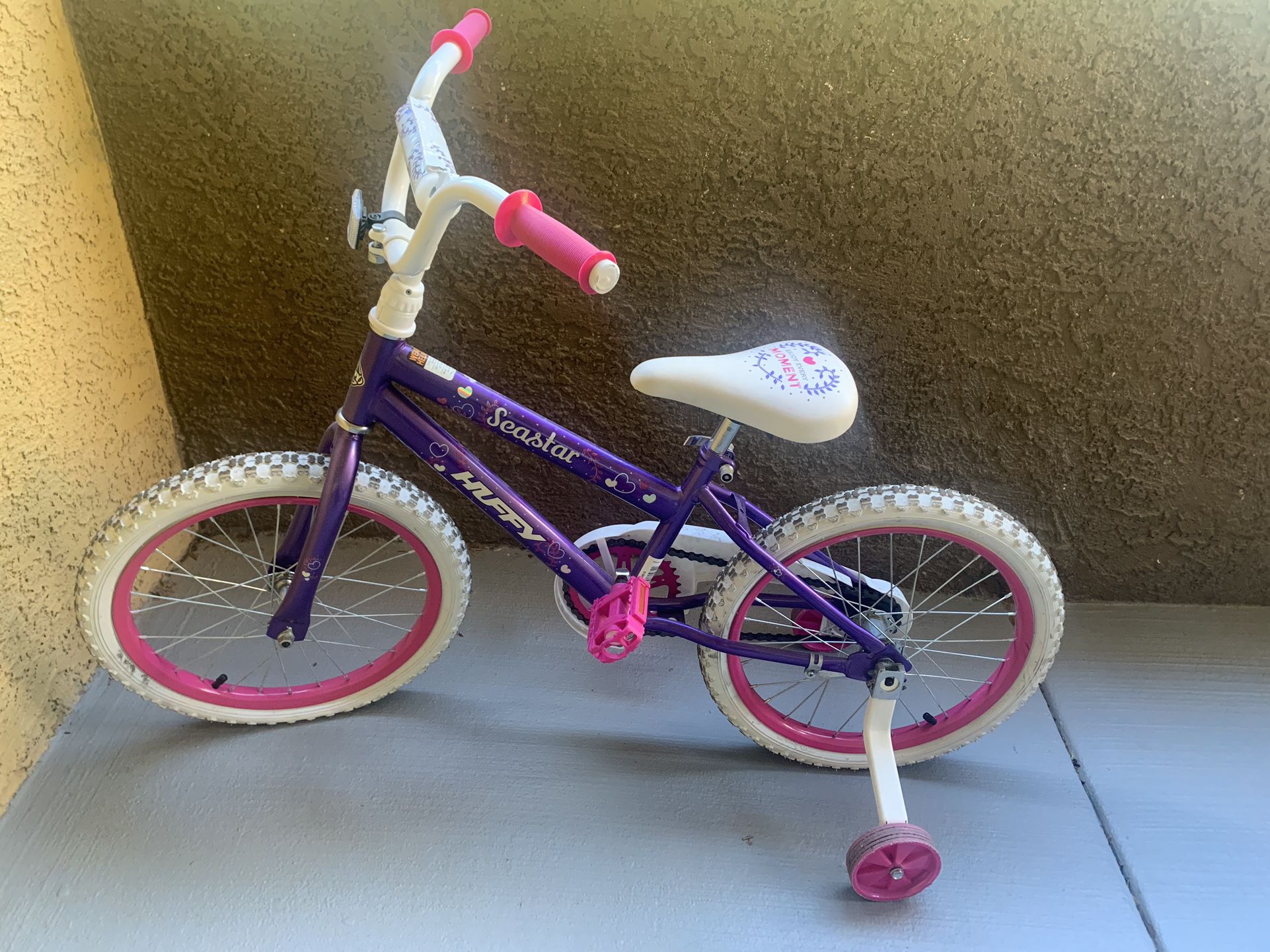 Girls Purple & Pink Bike