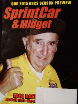EARL BALTES SPRINT CAR & MIDGET RACING MAGAZINE MAY 2015 ISSUE