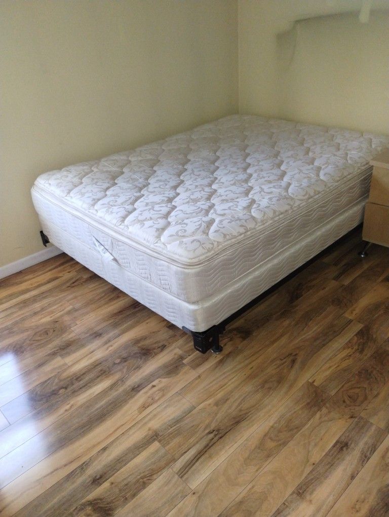 Bed With Mattress And Box Spring