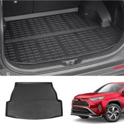 Xipoo Cargo Mat Compatible with 2019-2024 Toyota RAV4 Trunk Mat Rear Cargo Mat Cargo Liner Trunk Liner Replacement for 2019-2023 Toyota RAV4 Accessori