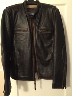 Marc New York leather jacket like new! Worn twice