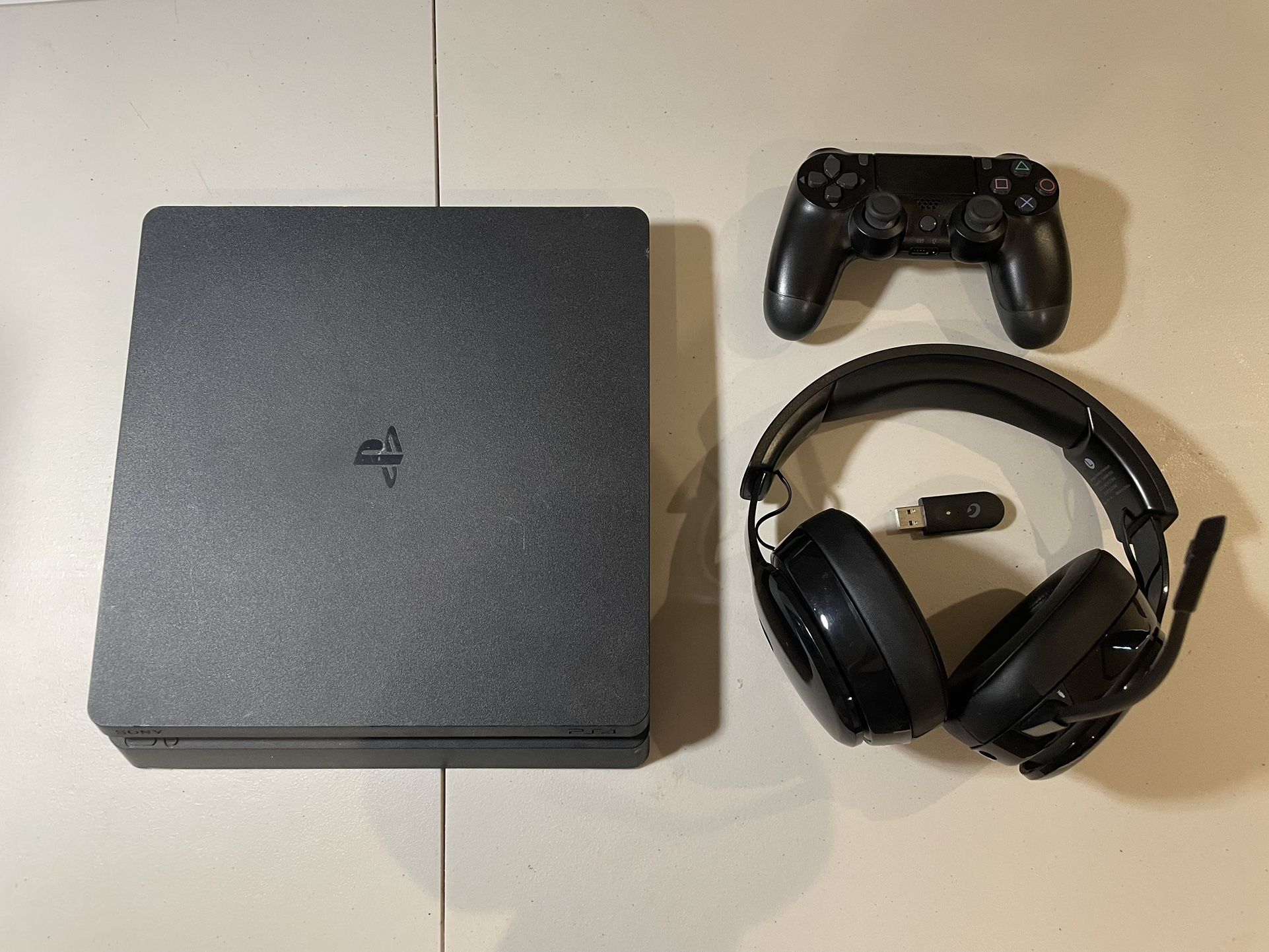 PS4 Pro With Controller And Headset