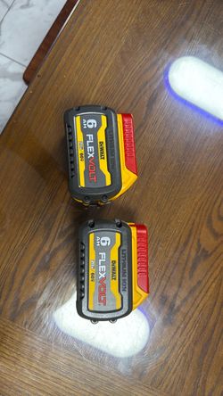 DeWalt FlexVolt 6Ah 20V/60V Batteries – Lot of 2