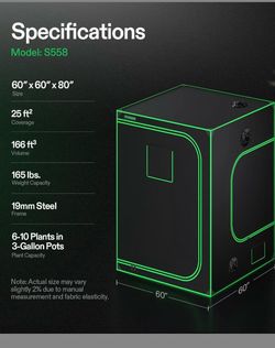 Grow tent, Mars Hydro light