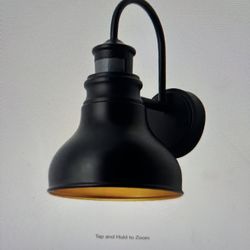 Motion sensing  exterior light