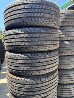 215-55r17 cooper tires en excelentes condiciones de vida las 4