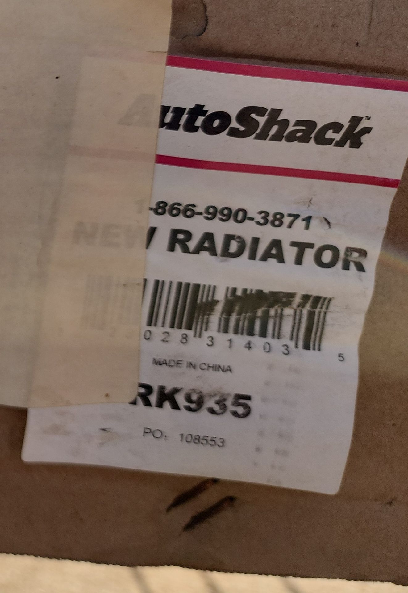 NEW AutoShack RK935 / CU2957 Radiator – Chevy GMC Cadillac Trucks & SUVs