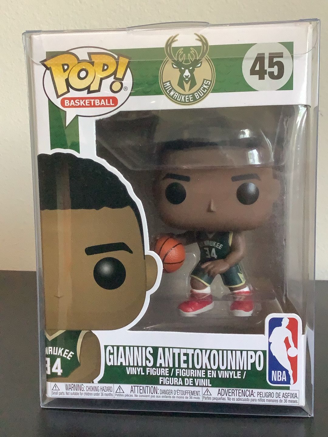 Giannis Antetokounmpo Funko Pop NBA Milwaukee Bucks