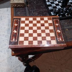 Chessboard With Pieces 