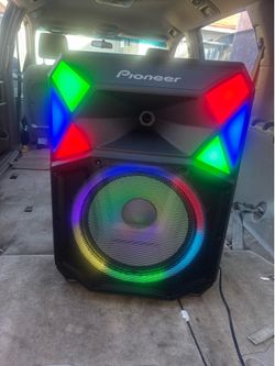 Pioneer ≠ PSX615 700W 15” Party Speaker w/ Auracast & RGB LED Lights (Includes Wireless Microphone)