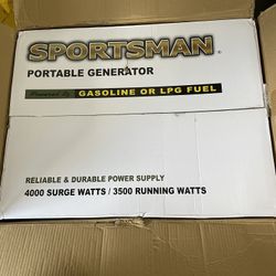 Sportsman Portable Duel Fuel Generator