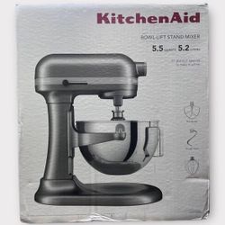 New KitchenAid Pro 5.5 Mixer Grey