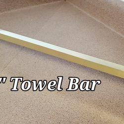 Gold Color Towel Bar 