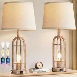 Table Lamps for Living Room End Table Set of 2