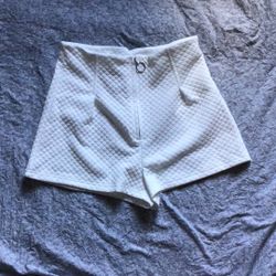 Women’s White Shorts