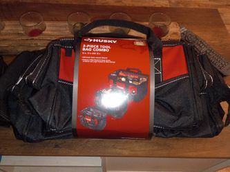 Husky 3 - Piece Tool Bag Combo