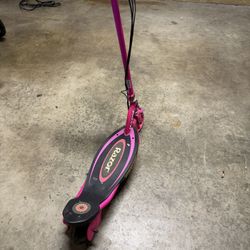 Pink Electric Scooter