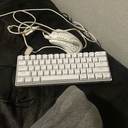 The Keyboard Is Bluetooth And The Mouse Lights Up To 