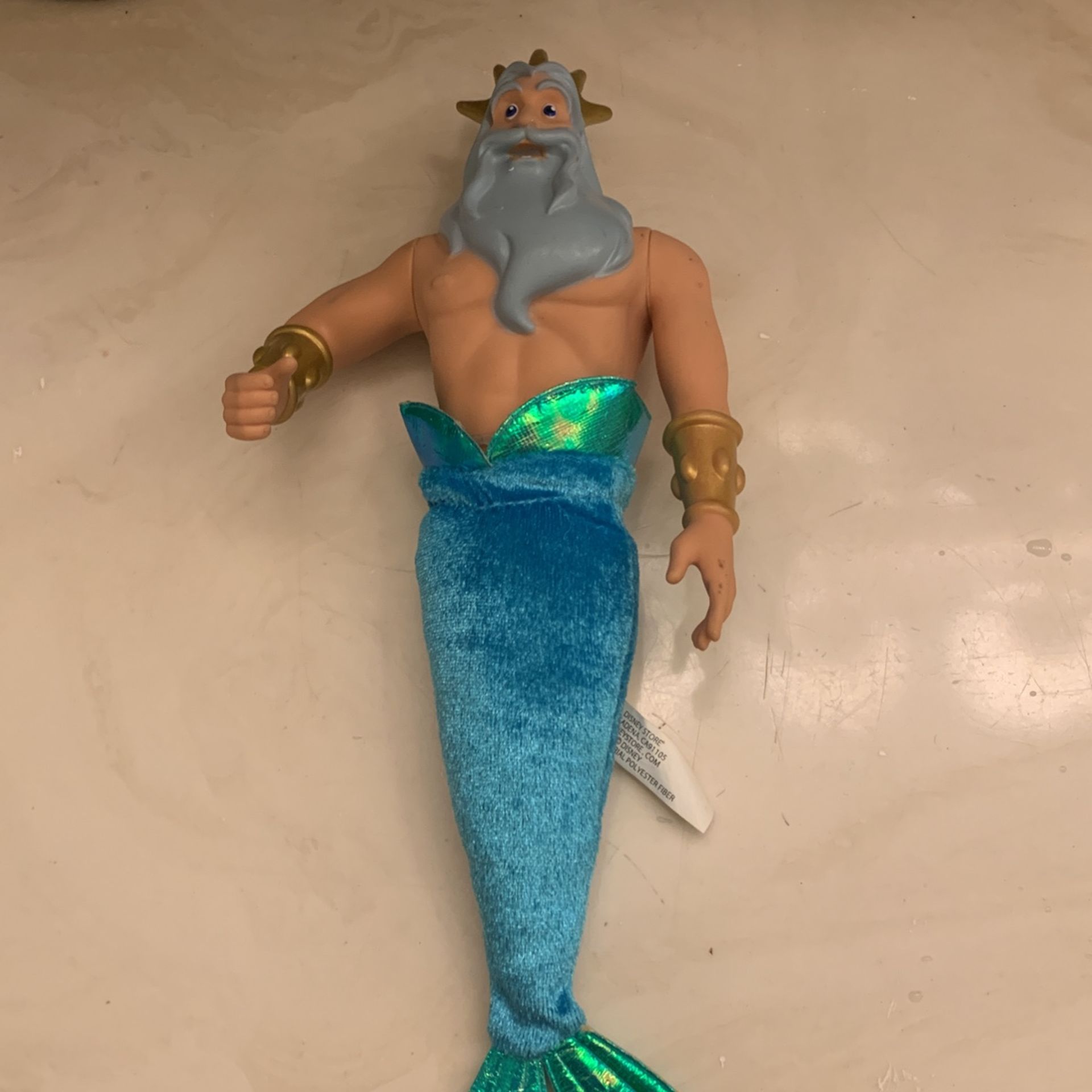 The Little Mermaid King Triton see pictures tail has a little condition on the bottom