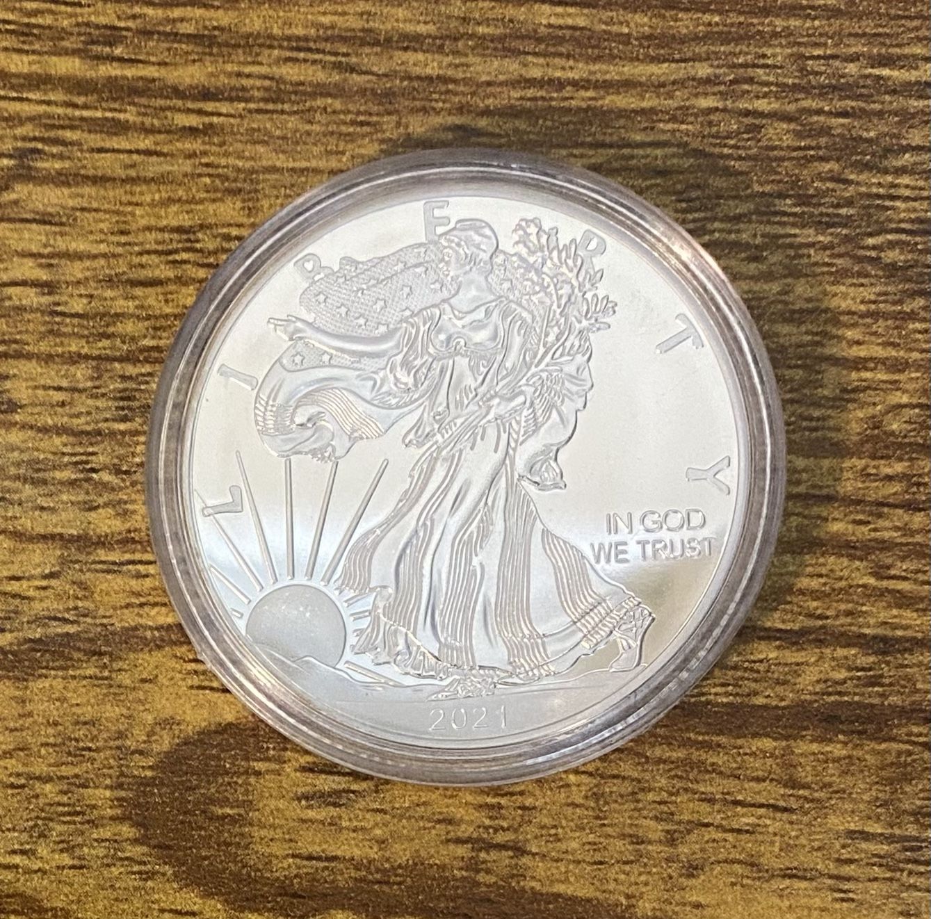 2021 Walking Liberty Silver Dollar Coin 1 Troy Oz. Fine Silver Uncirculated