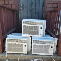 3 General Electric 6,000 BTU Air Conditioners