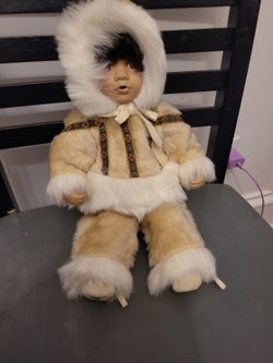 Eskimo porcelain doll