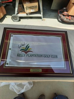 Fred Couples Autographed Golf Flag