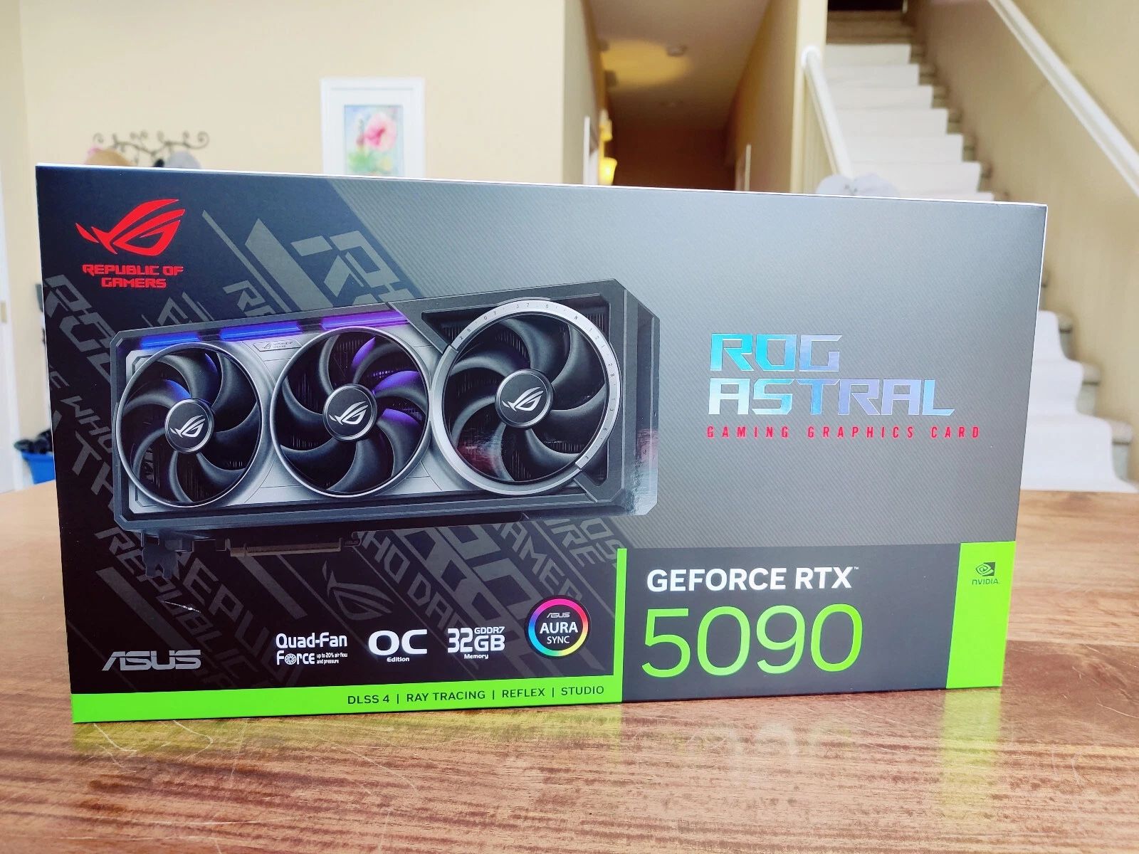 BRAND NEW SEALED ASUS ROG Astral GeForce RTX 5090 OC Edition Gaming Graphics Card 32GB GDDR7