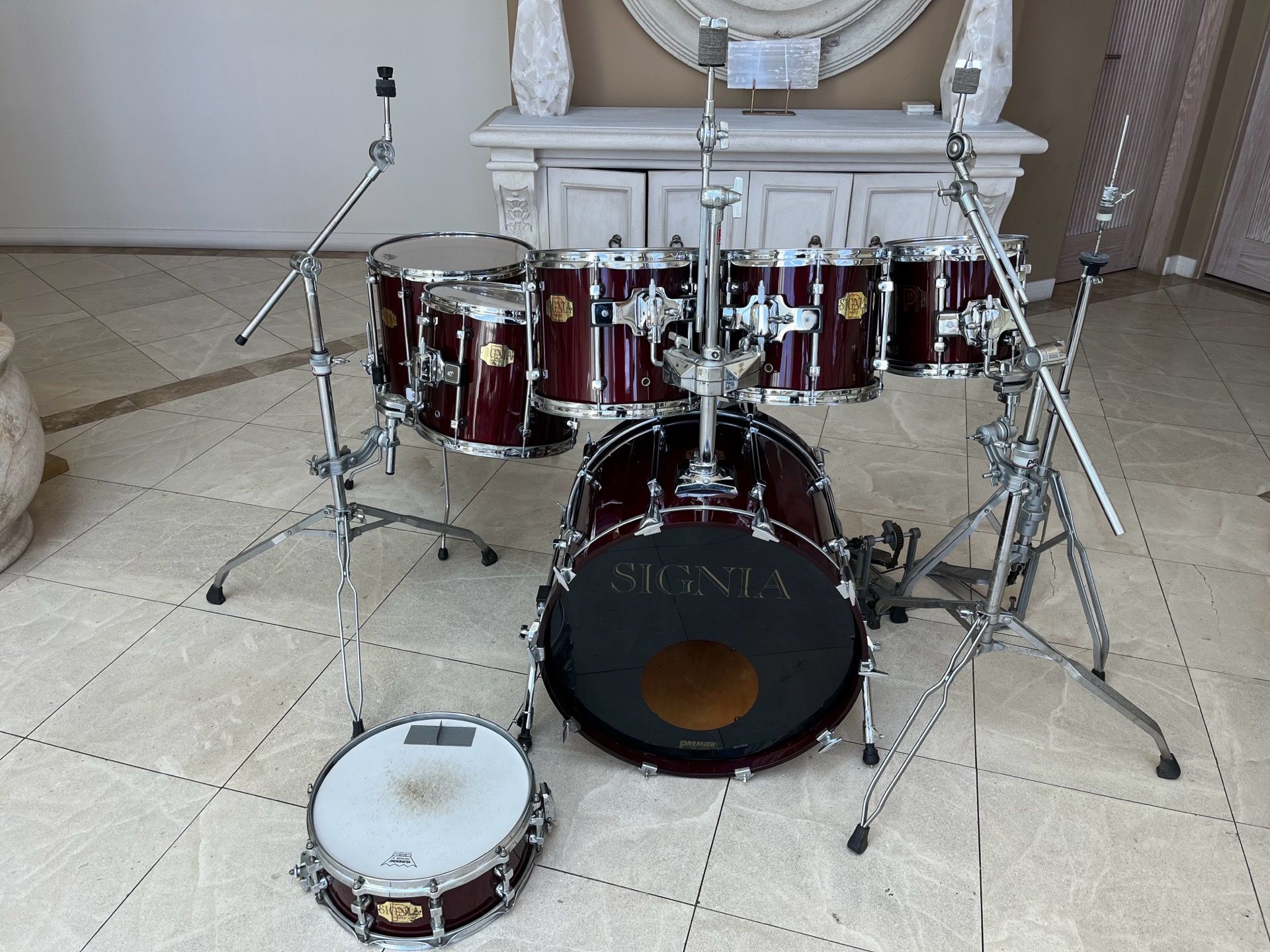 Premier Signia 7-Piece All Maple Drum Shell Pack!!!